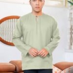 Soft Green for Men: Lengan Panjang