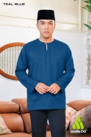 Teal Blue for Men: Lengan Panjang